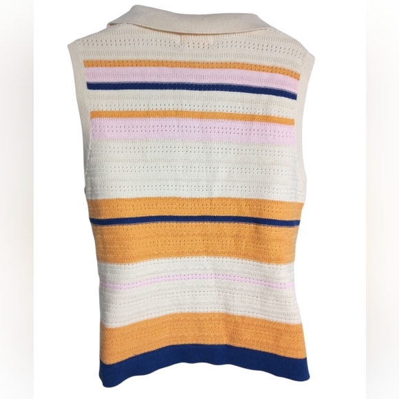 Sancia Cora Knit Stripe Pullover NWT Top Size Medium - Picture 4 of 5